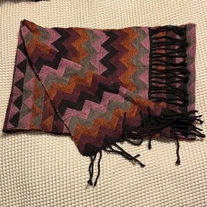 Cejon Multicolor Zigzag Scarf